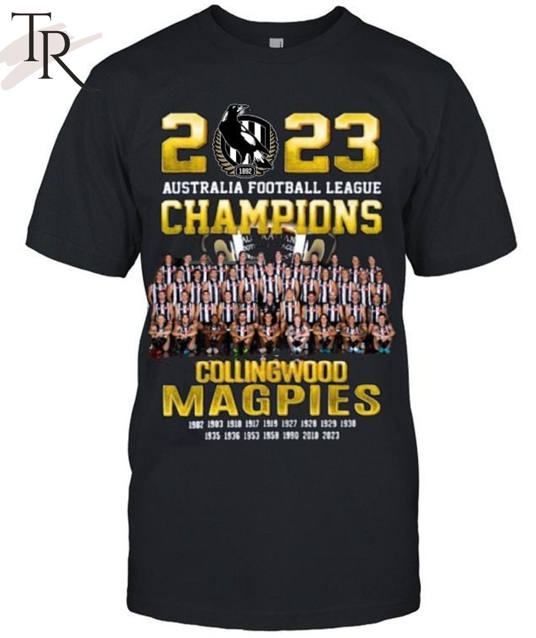 2023 Collingwood Magpies AFL Grand Final Championship Unisex T-Shirt - Famjoys 2023 Collingwood Magpies AFL Grand Final Championship Unisex T-Shirt - Famjoys
