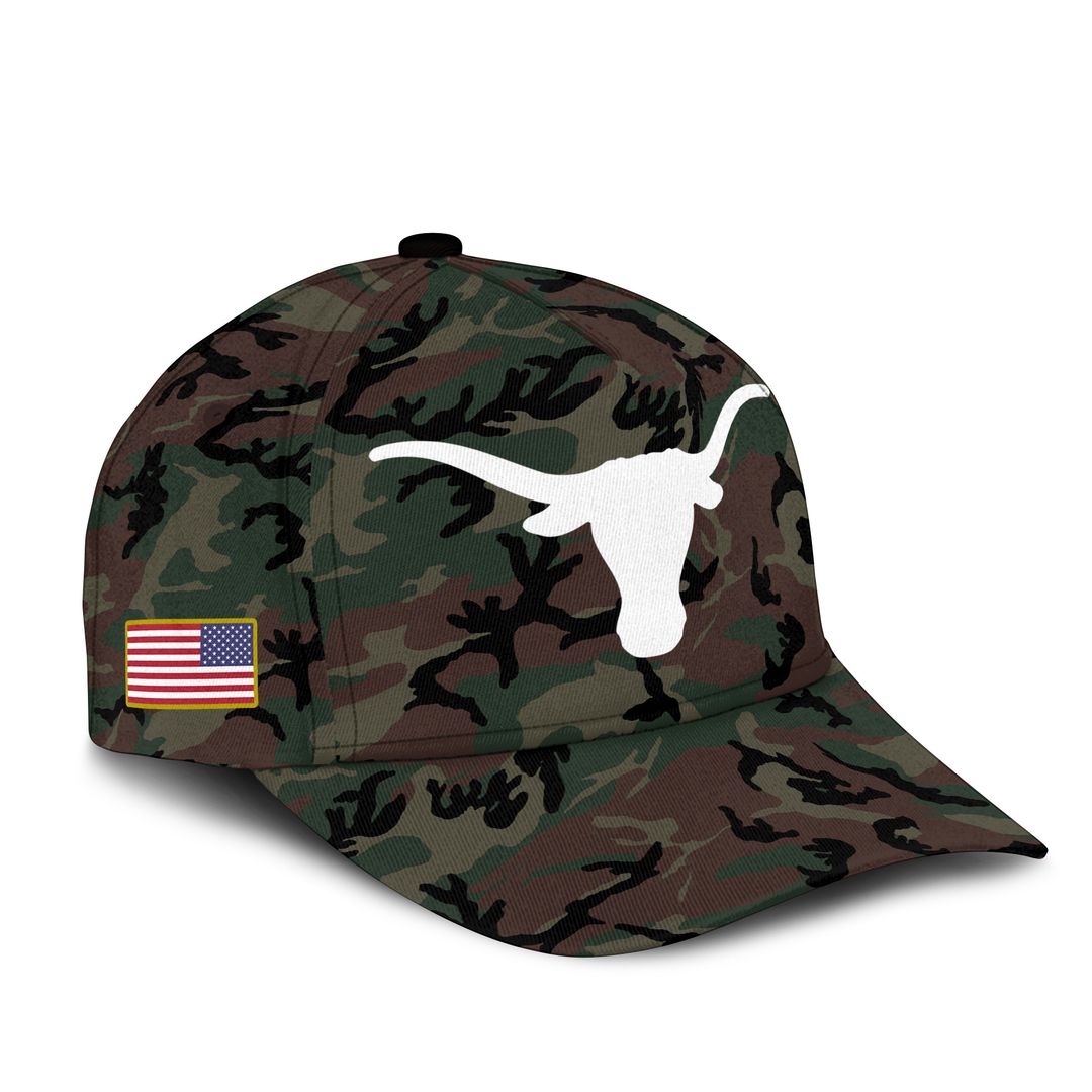 2024 Military Appreciation TEXAS LONGHORNS Hoodie - Famjoys 2024 Military Appreciation TEXAS LONGHORNS Hoodie - Famjoys