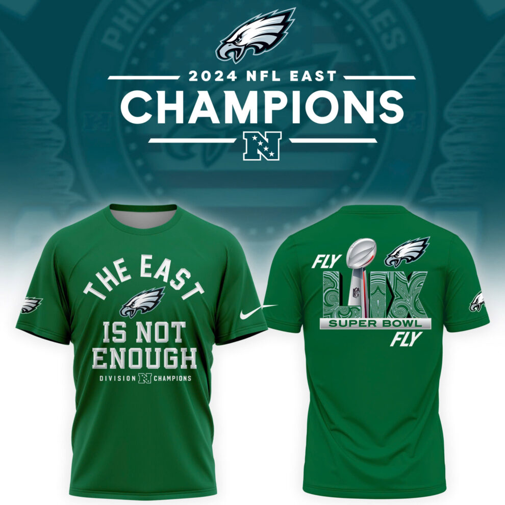 2024 NFC East Champions Philadelphia Eagles T-Shirt - Famjoys 2024 NFC East Champions Philadelphia Eagles T-Shirt - Famjoys