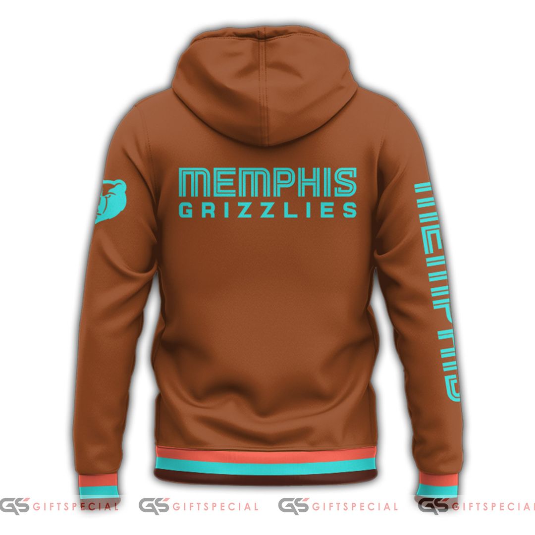 2024/25 Memphis Grizzlies Hoodie - Famjoys 2024/25 Memphis Grizzlies Hoodie - Famjoys