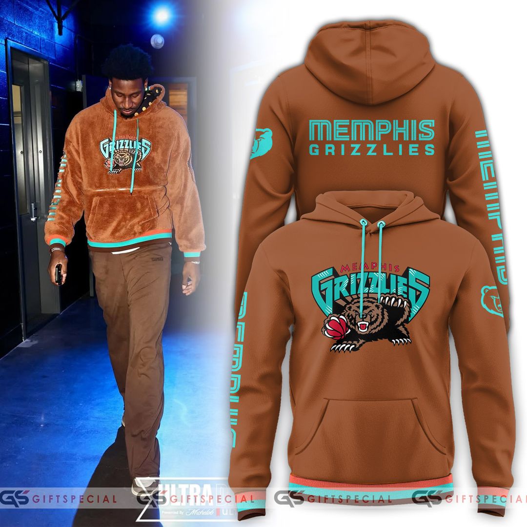 2024/25 Memphis Grizzlies Hoodie - Famjoys 2024/25 Memphis Grizzlies Hoodie - Famjoys