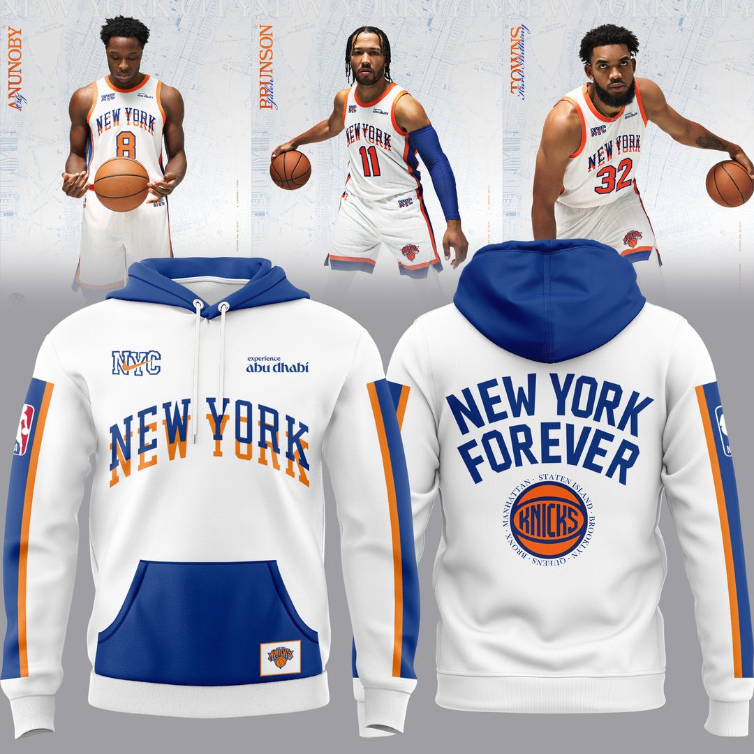 2024/25 New York Knicks City Hoodie - Famjoys 2024/25 New York Knicks City Hoodie - Famjoys