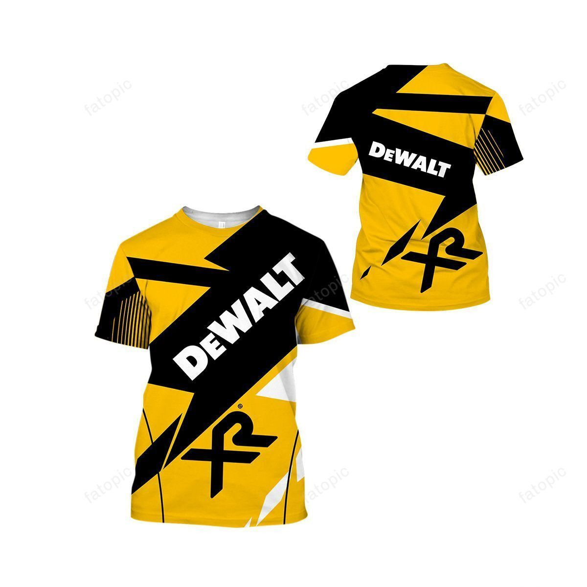 3D All Over DEWALT Shirt Ver 2 - Famjoys 3D All Over DEWALT Shirt Ver 2 - Famjoys