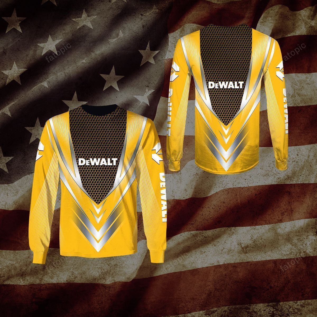 3D All Over DEWALT Shirt Ver 6 - Famjoys 3D All Over DEWALT Shirt Ver 6 - Famjoys