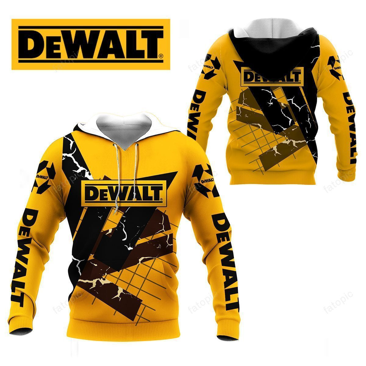 3D All Over DEWALT Shirt Ver 9 - Famjoys 3D All Over DEWALT Shirt Ver 9 - Famjoys