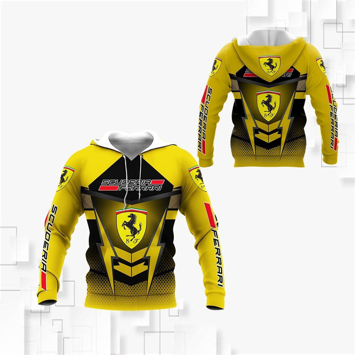 3D All Over FERRARI Shirt Ver 4 - Famjoys 3D All Over FERRARI Shirt Ver 4 - Famjoys