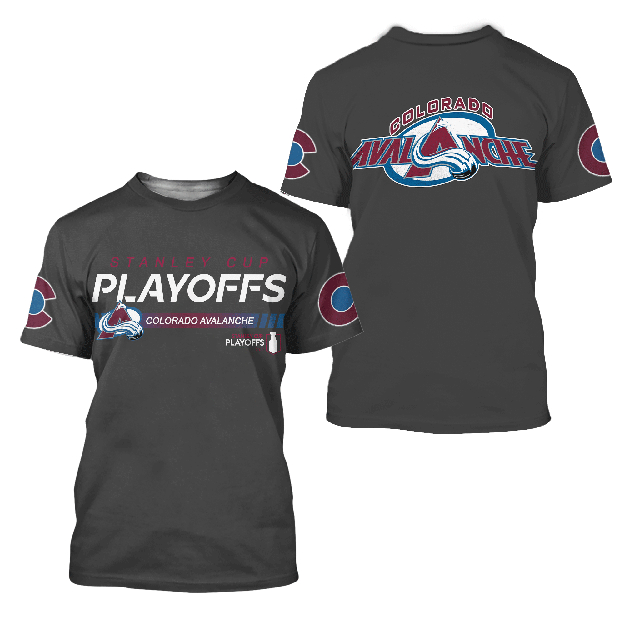 3D All Over Printed Colorado Avalanche Shirt - Famjoys 3D All Over Printed Colorado Avalanche Shirt - Famjoys
