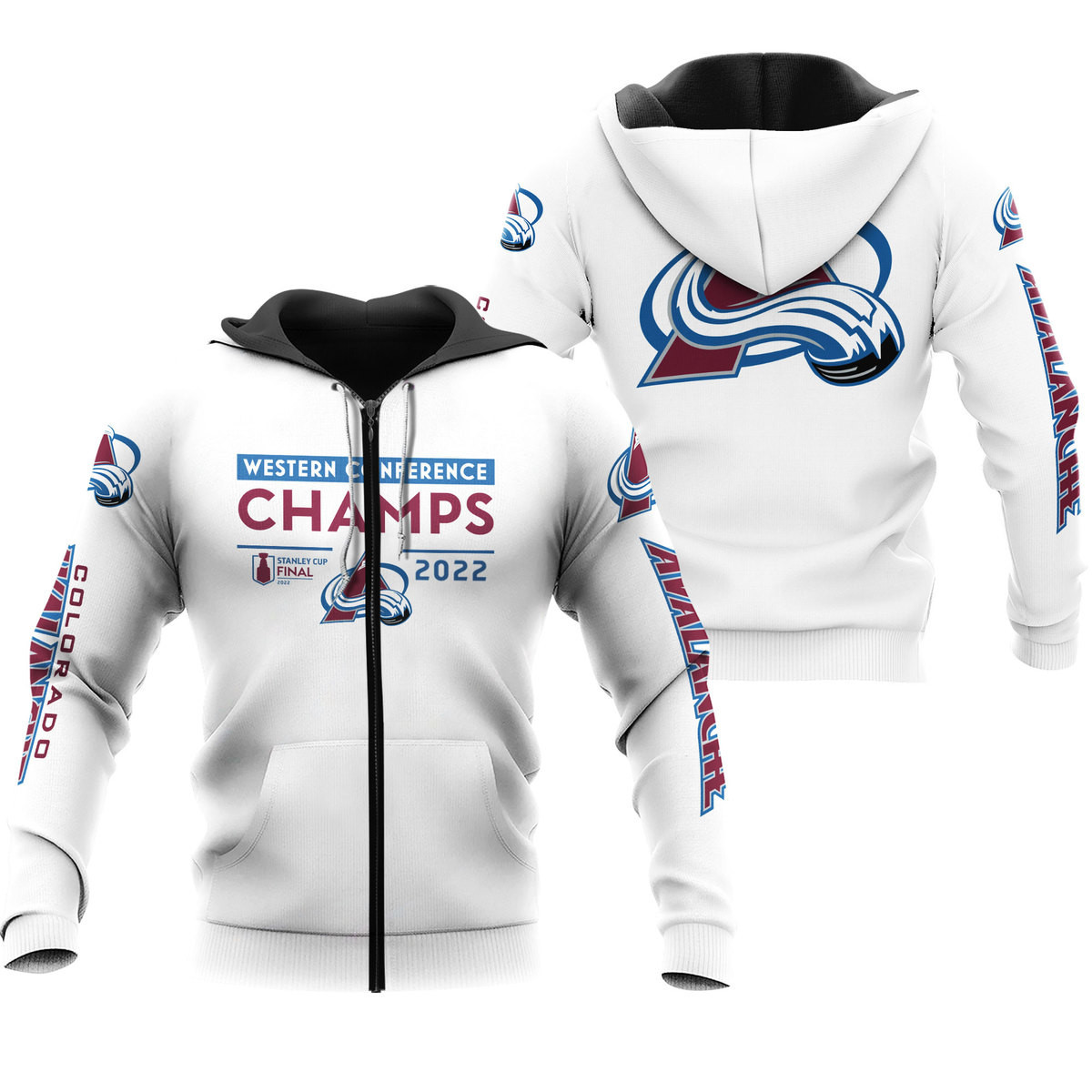 3D All Over Printed Colorado Avalanche Shirt - Famjoys 3D All Over Printed Colorado Avalanche Shirt - Famjoys