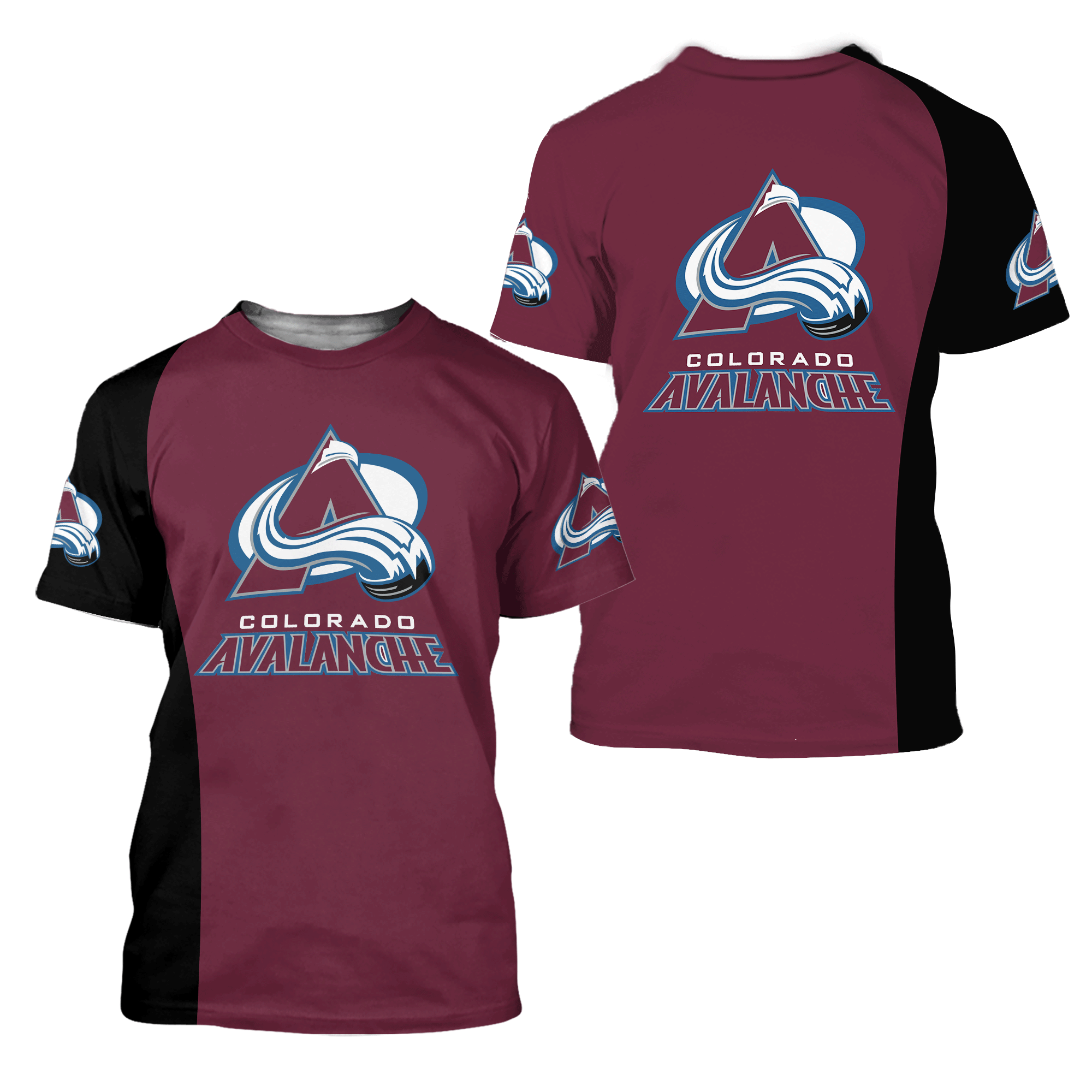 3D All Over Printed Colorado Avalanche Shirt - Famjoys 3D All Over Printed Colorado Avalanche Shirt - Famjoys