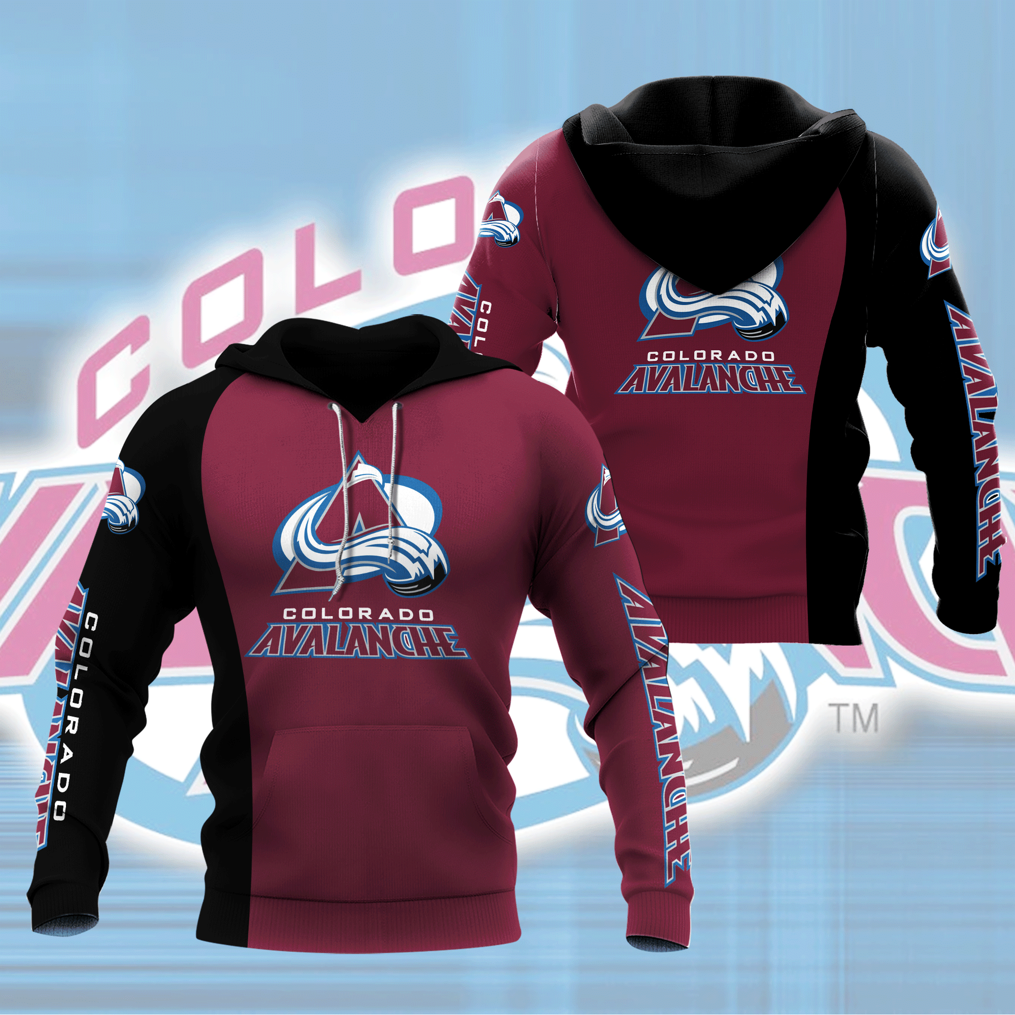 3D All Over Printed Colorado Avalanche Shirt - Famjoys 3D All Over Printed Colorado Avalanche Shirt - Famjoys