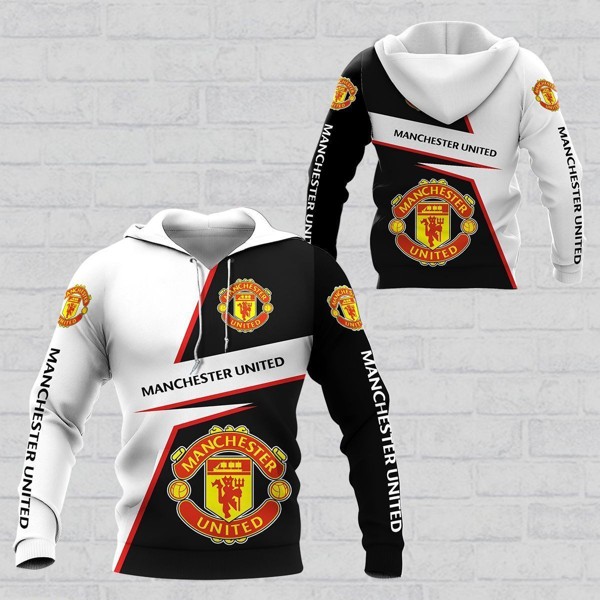 3D All Over Printed Manchester United NTH-HA Shirts Ver 3 (White)