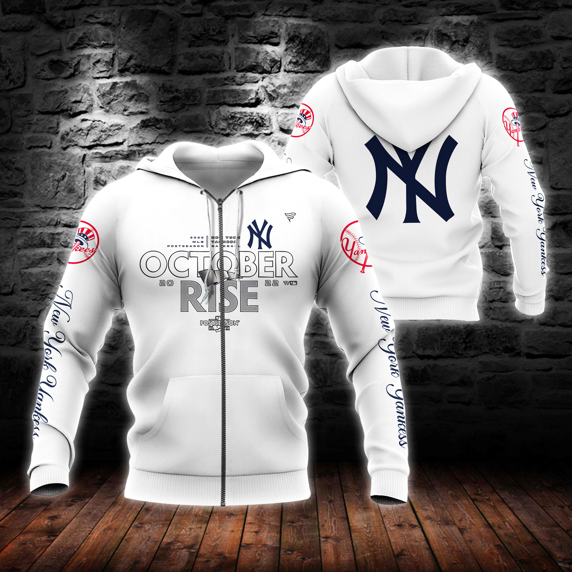 3D All Over Printed New York Yankees Shirt - Famjoys 3D All Over Printed New York Yankees Shirt - Famjoys