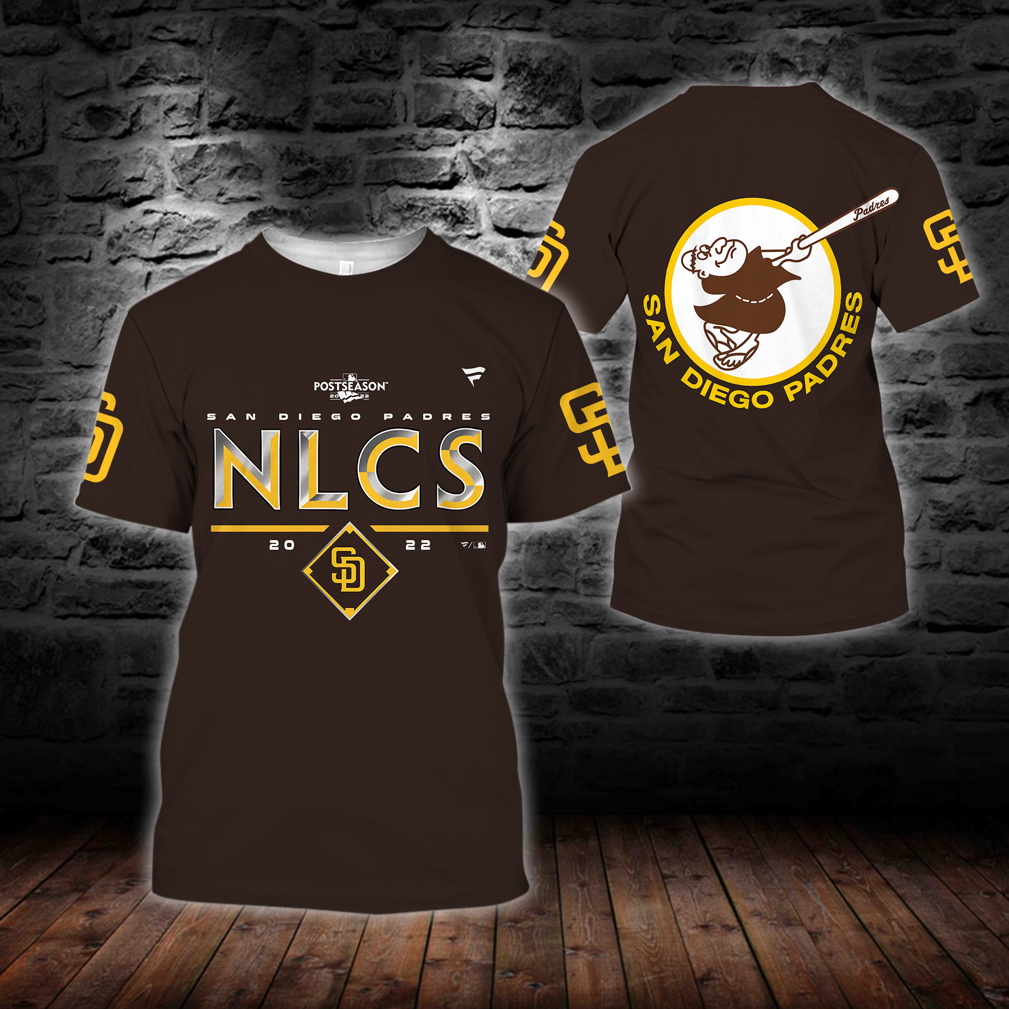 3D All Over Printed San Diego Padres Shirt - Famjoys 3D All Over Printed San Diego Padres Shirt - Famjoys