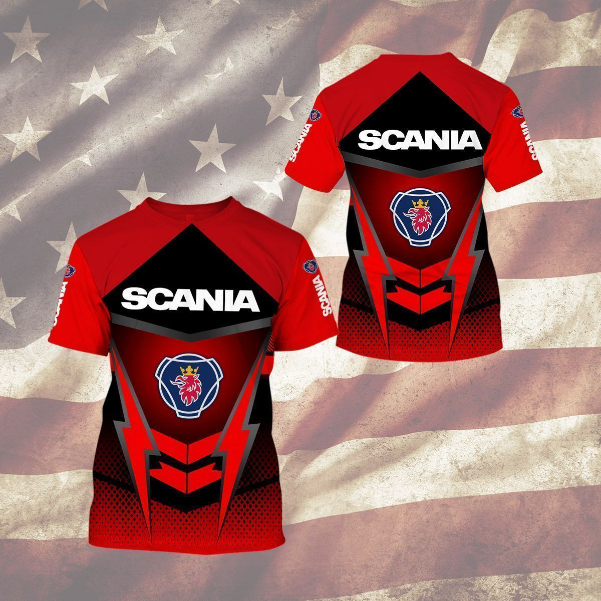 3D All Over Printed Scania Shirts Ver 1 - Famjoys 3D All Over Printed Scania Shirts Ver 1 - Famjoys