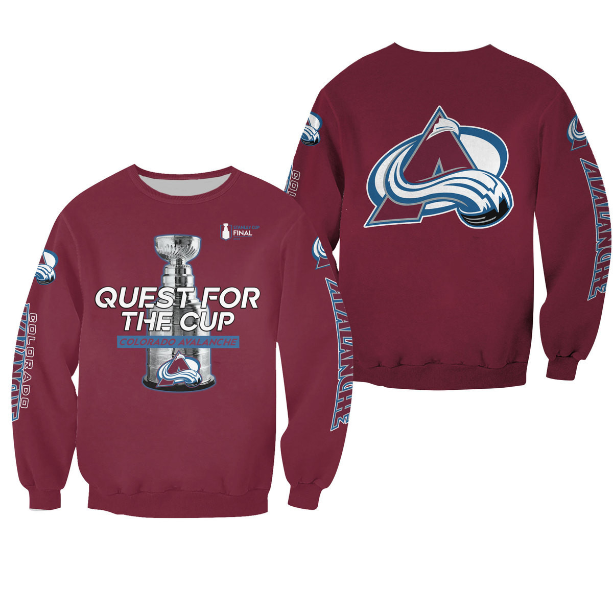 3D All Over Prited Colorado Avalanche Shirt - Famjoys 3D All Over Prited Colorado Avalanche Shirt - Famjoys