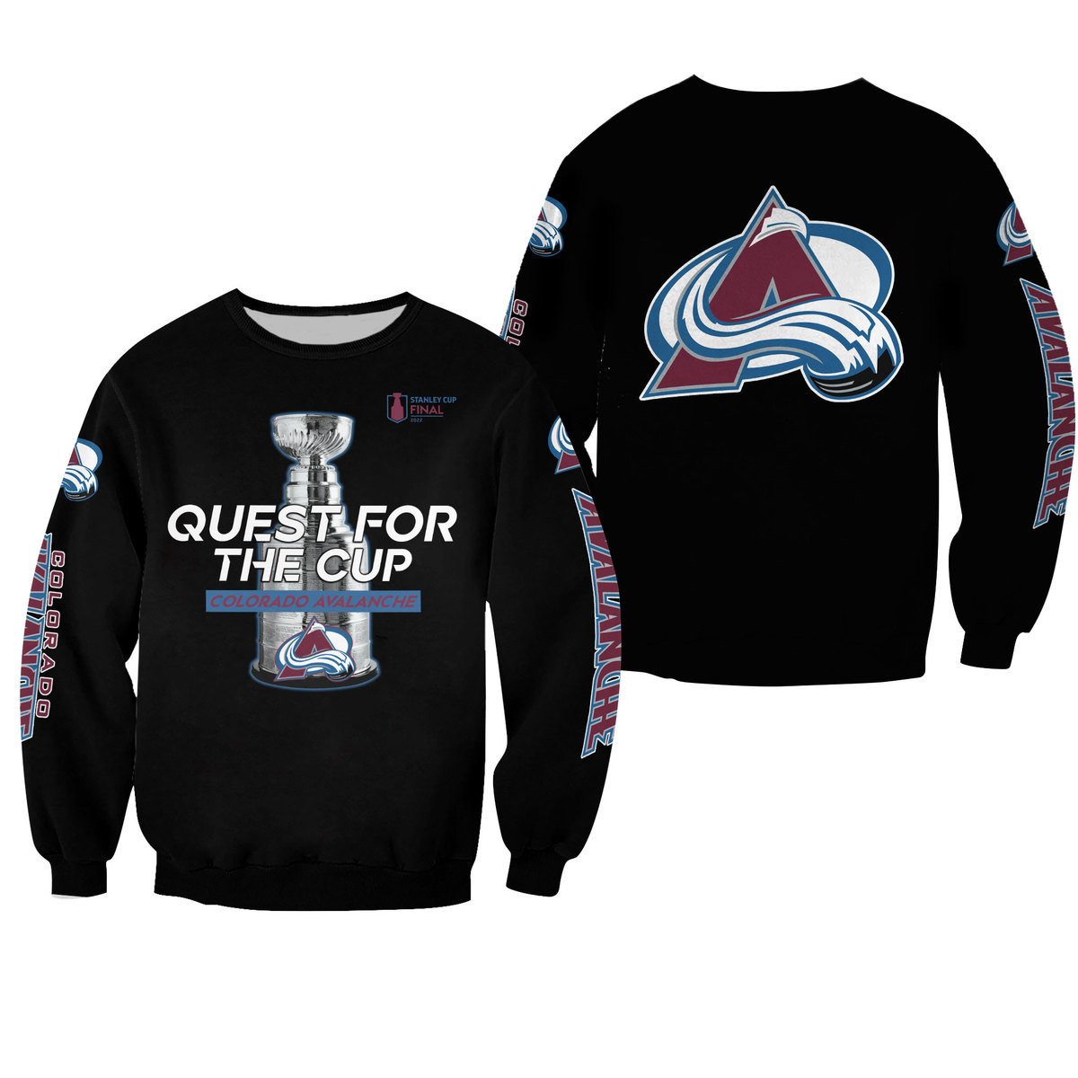 3D All Over Prited Colorado Avalanche Shirt - Famjoys 3D All Over Prited Colorado Avalanche Shirt - Famjoys
