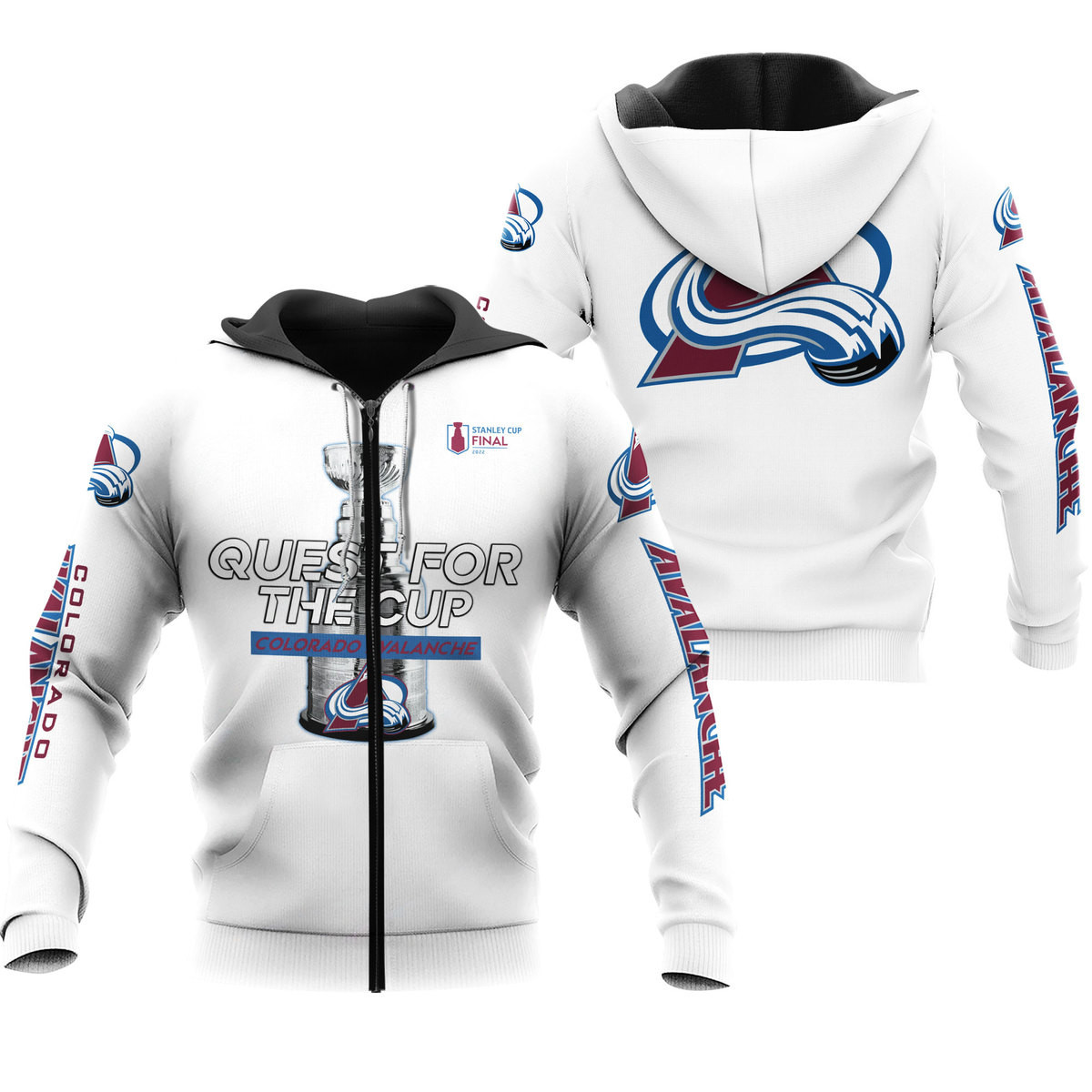 3D All Over Prited Colorado Avalanche Shirt - Famjoys 3D All Over Prited Colorado Avalanche Shirt - Famjoys