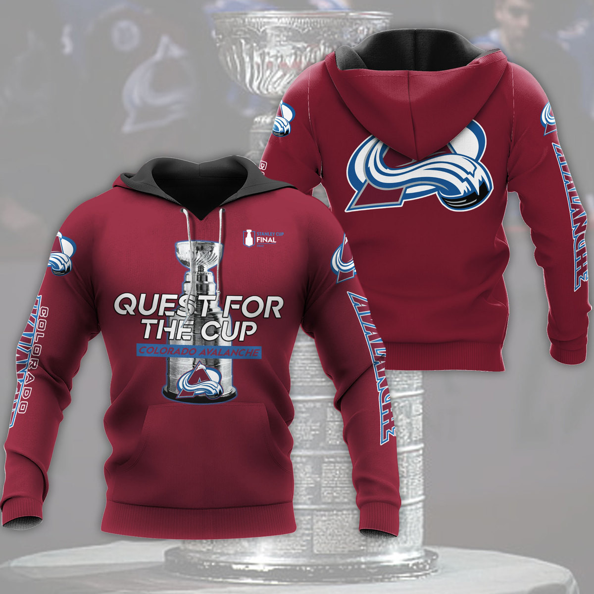3D All Over Prited Colorado Avalanche Shirt - Famjoys 3D All Over Prited Colorado Avalanche Shirt - Famjoys