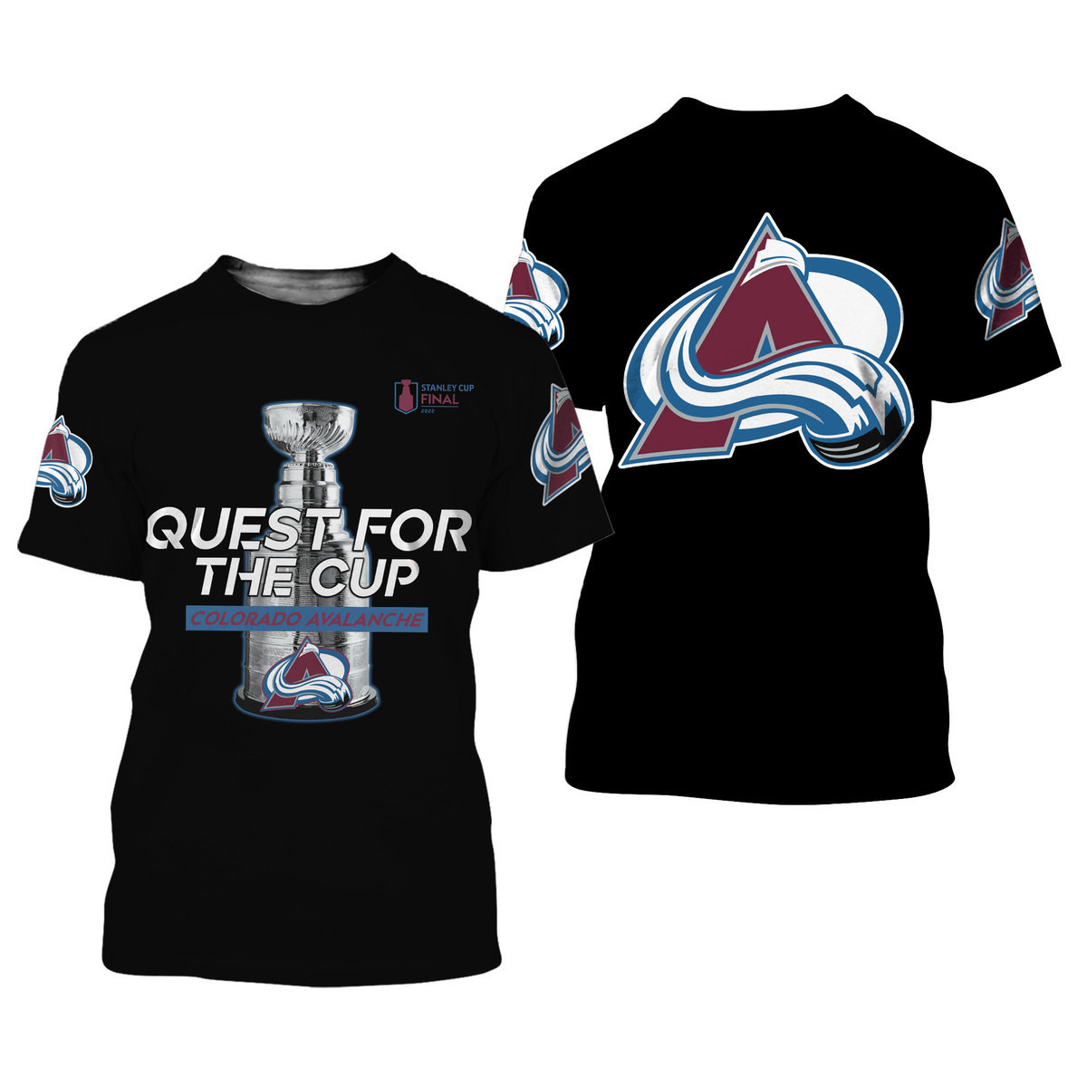 3D All Over Prited Colorado Avalanche Shirt - Famjoys 3D All Over Prited Colorado Avalanche Shirt - Famjoys