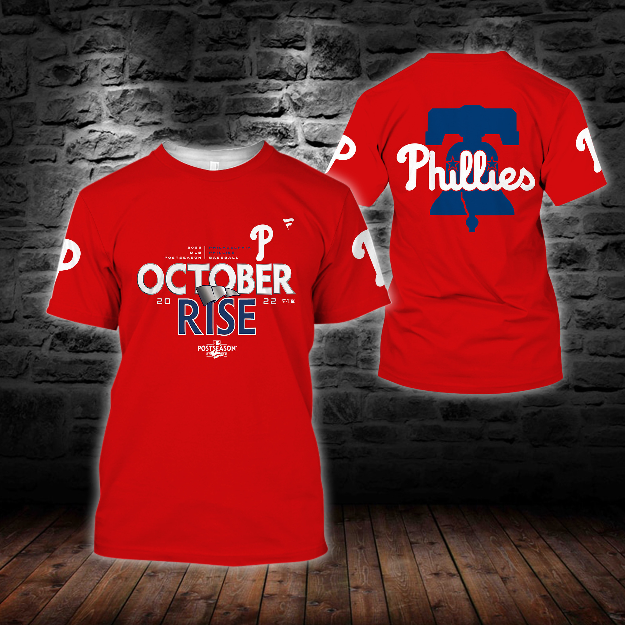 3D All Printed Over Philadelphia Phillies Shirt - Famjoys 3D All Printed Over Philadelphia Phillies Shirt - Famjoys