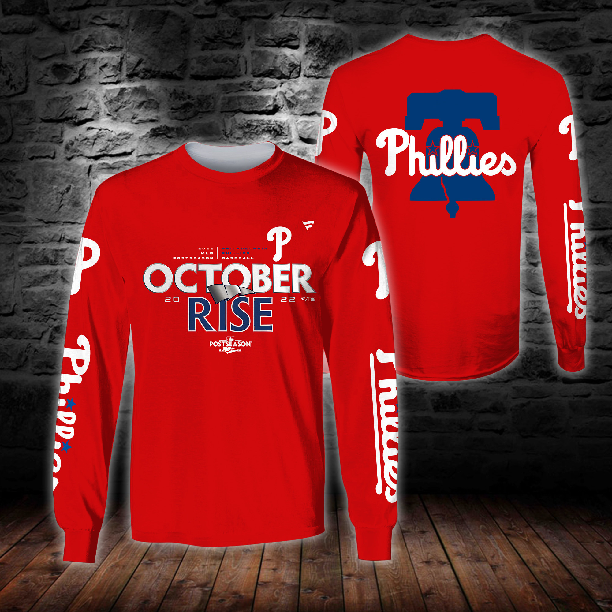 3D All Printed Over Philadelphia Phillies Shirt - Famjoys 3D All Printed Over Philadelphia Phillies Shirt - Famjoys