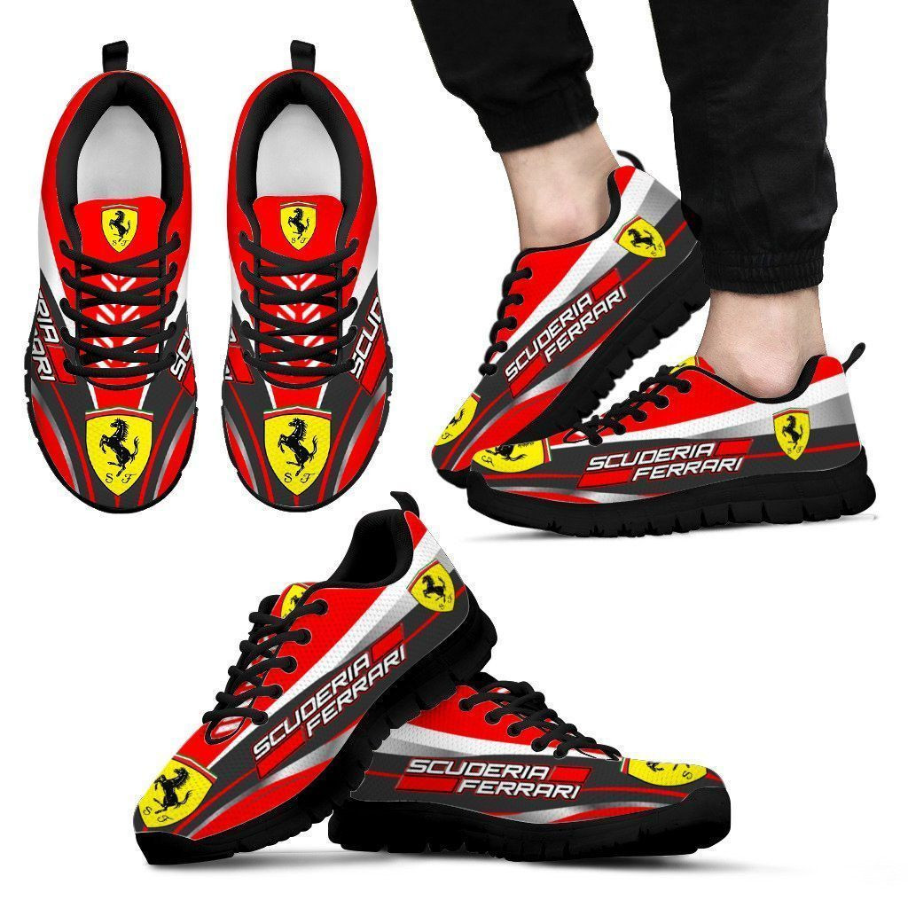 3D Printed FERRARI Sneakers Ver 1 - Famjoys 3D Printed FERRARI Sneakers Ver 1 - Famjoys