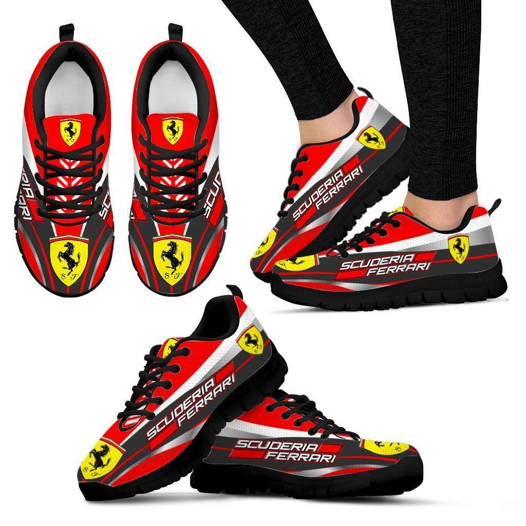3D Printed FERRARI Sneakers Ver 1 - Famjoys 3D Printed FERRARI Sneakers Ver 1 - Famjoys