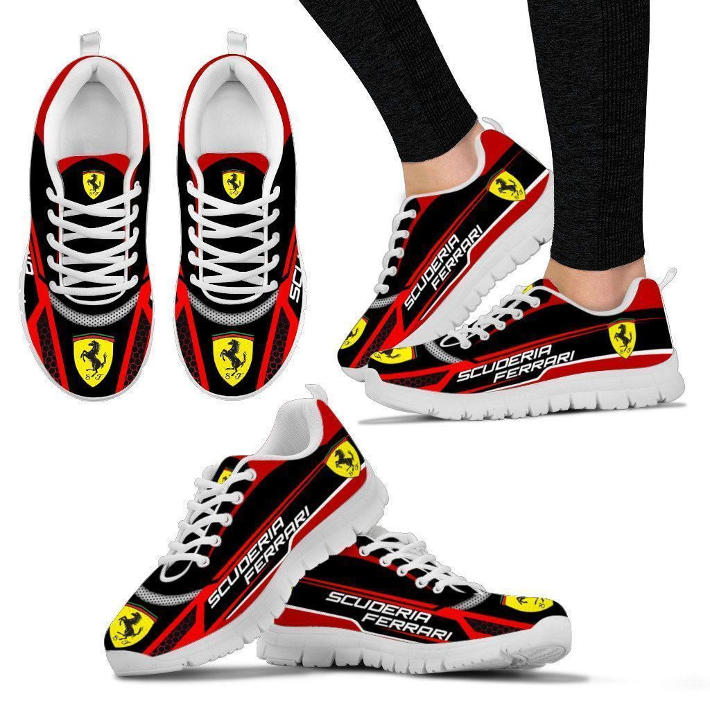 3D Printed FERRARI Sneakers Ver 3 - Famjoys 3D Printed FERRARI Sneakers Ver 3 - Famjoys