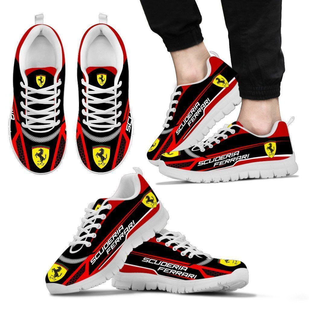 3D Printed FERRARI Sneakers Ver 3 - Famjoys 3D Printed FERRARI Sneakers Ver 3 - Famjoys