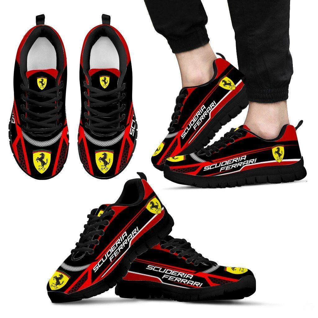 3D Printed FERRARI Sneakers Ver 3 - Famjoys 3D Printed FERRARI Sneakers Ver 3 - Famjoys