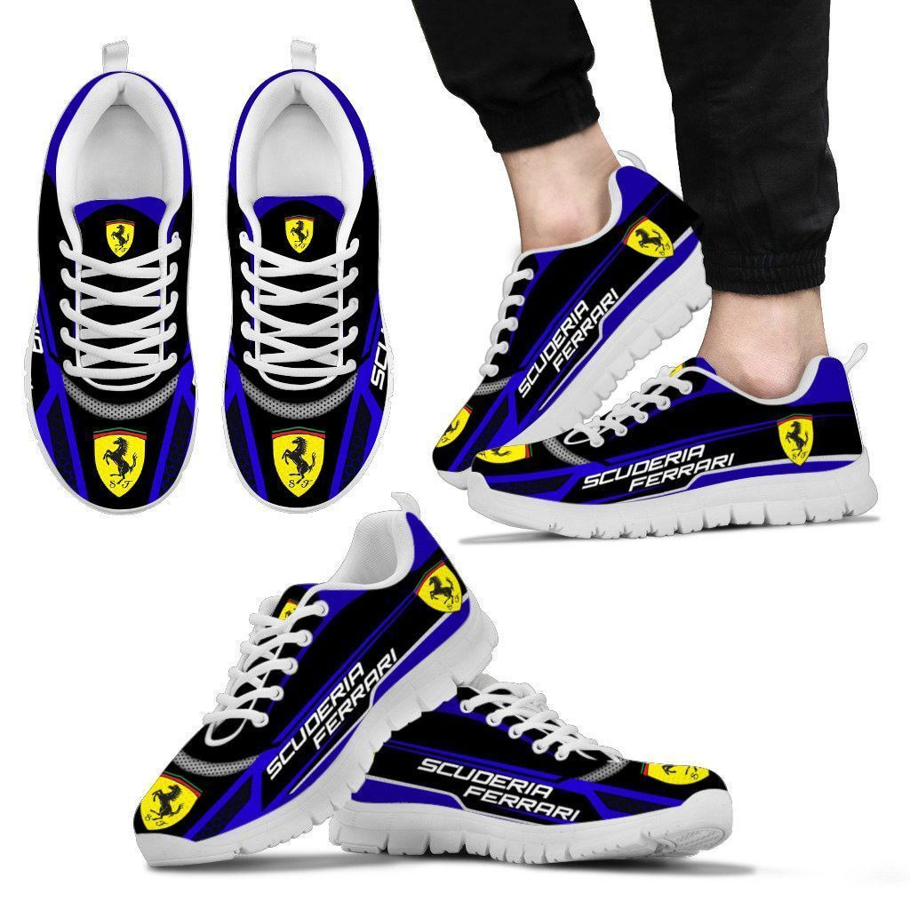 3D Printed FERRARI Sneakers Ver 4 - Famjoys 3D Printed FERRARI Sneakers Ver 4 - Famjoys