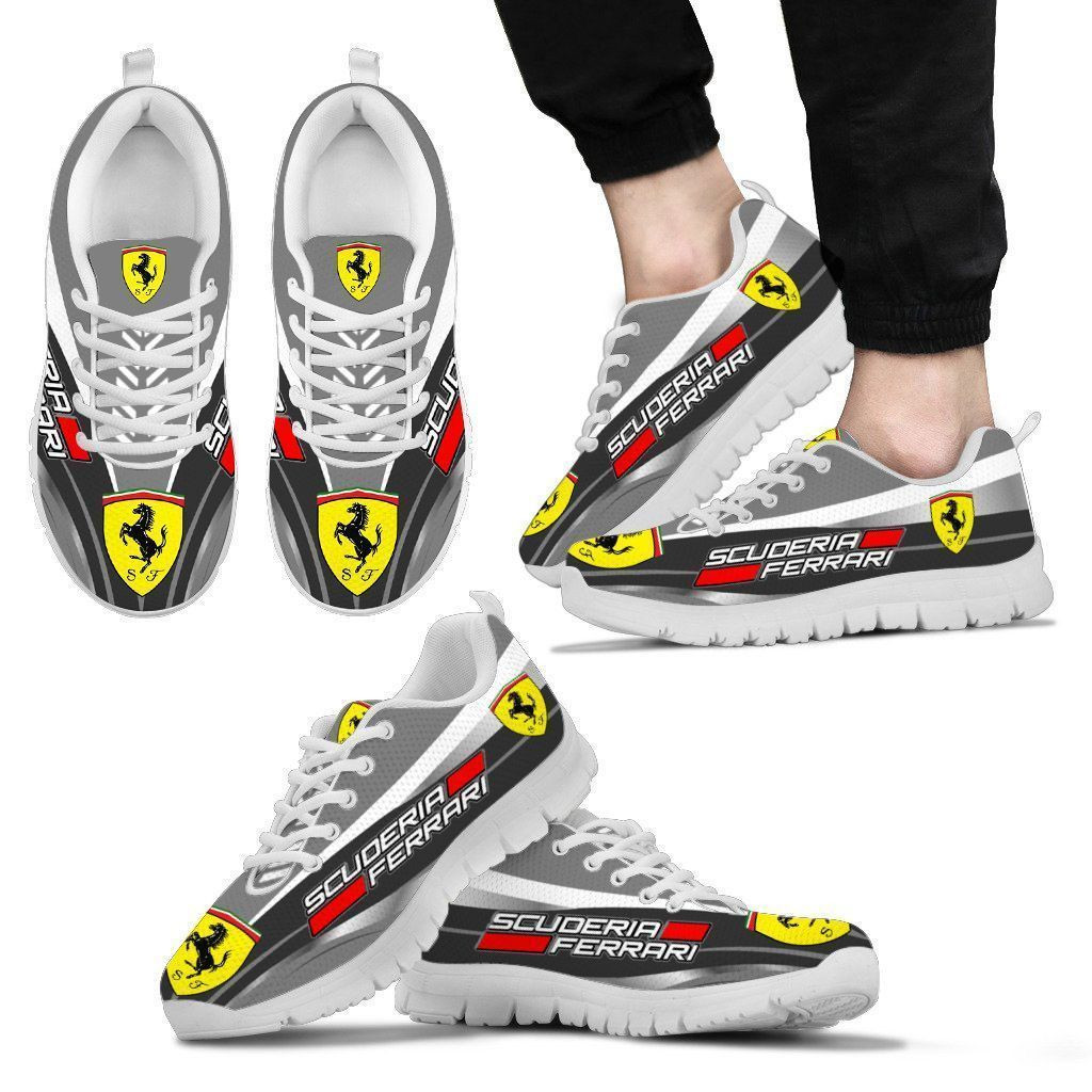 3D Printed FERRARI Sneakers Ver 5 - Famjoys 3D Printed FERRARI Sneakers Ver 5 - Famjoys