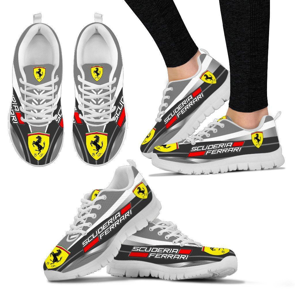 3D Printed FERRARI Sneakers Ver 5 - Famjoys 3D Printed FERRARI Sneakers Ver 5 - Famjoys