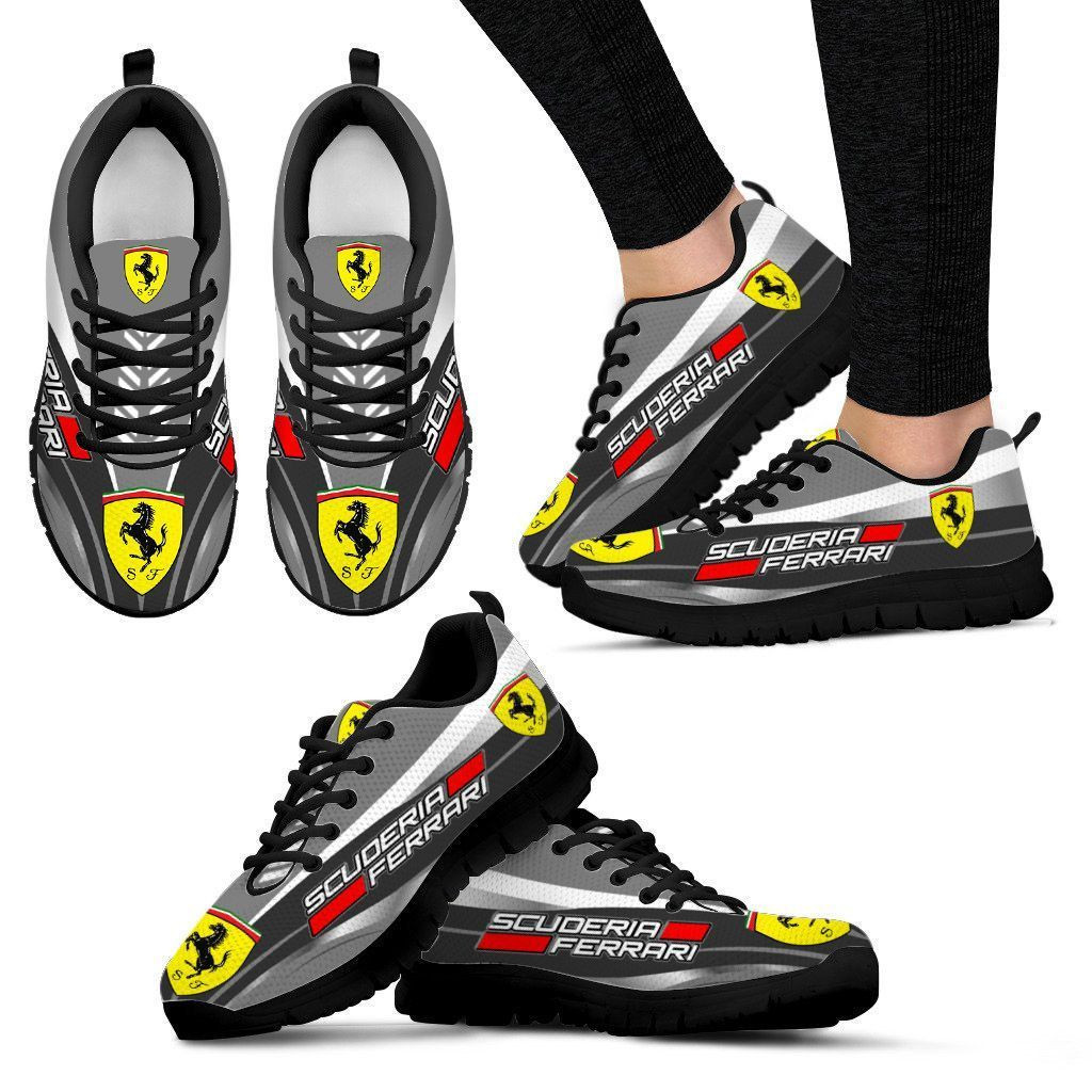 3D Printed FERRARI Sneakers Ver 5 - Famjoys 3D Printed FERRARI Sneakers Ver 5 - Famjoys