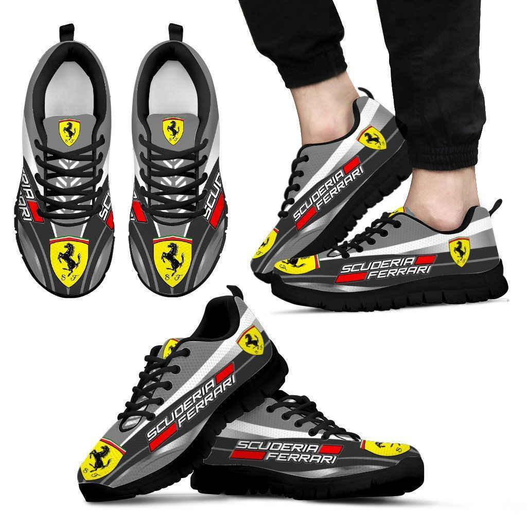 3D Printed FERRARI Sneakers Ver 5 - Famjoys 3D Printed FERRARI Sneakers Ver 5 - Famjoys