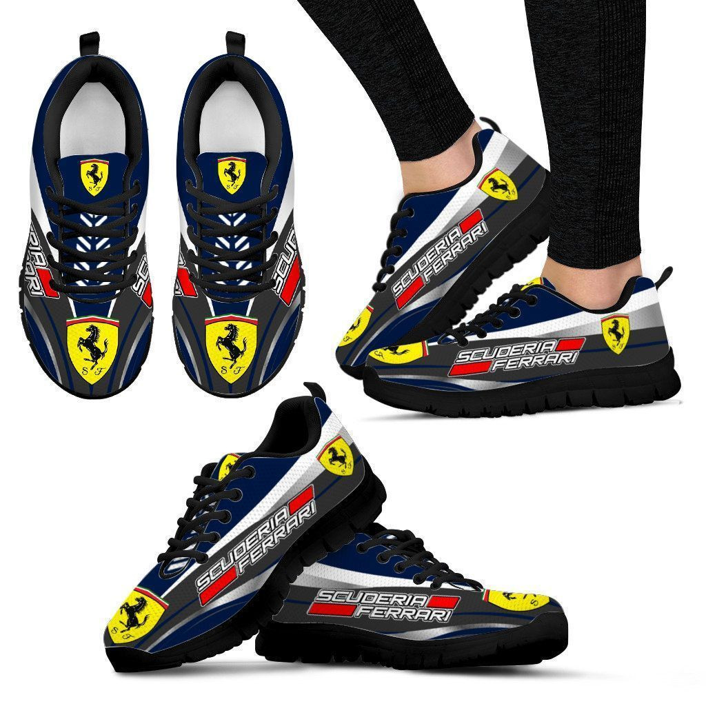 3D Printed FERRARI Sneakers Ver 6 - Famjoys 3D Printed FERRARI Sneakers Ver 6 - Famjoys