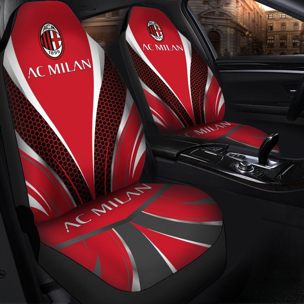 AC Milan LPH-HA Car Seat Cover (Set of 2) Ver2 (Red)