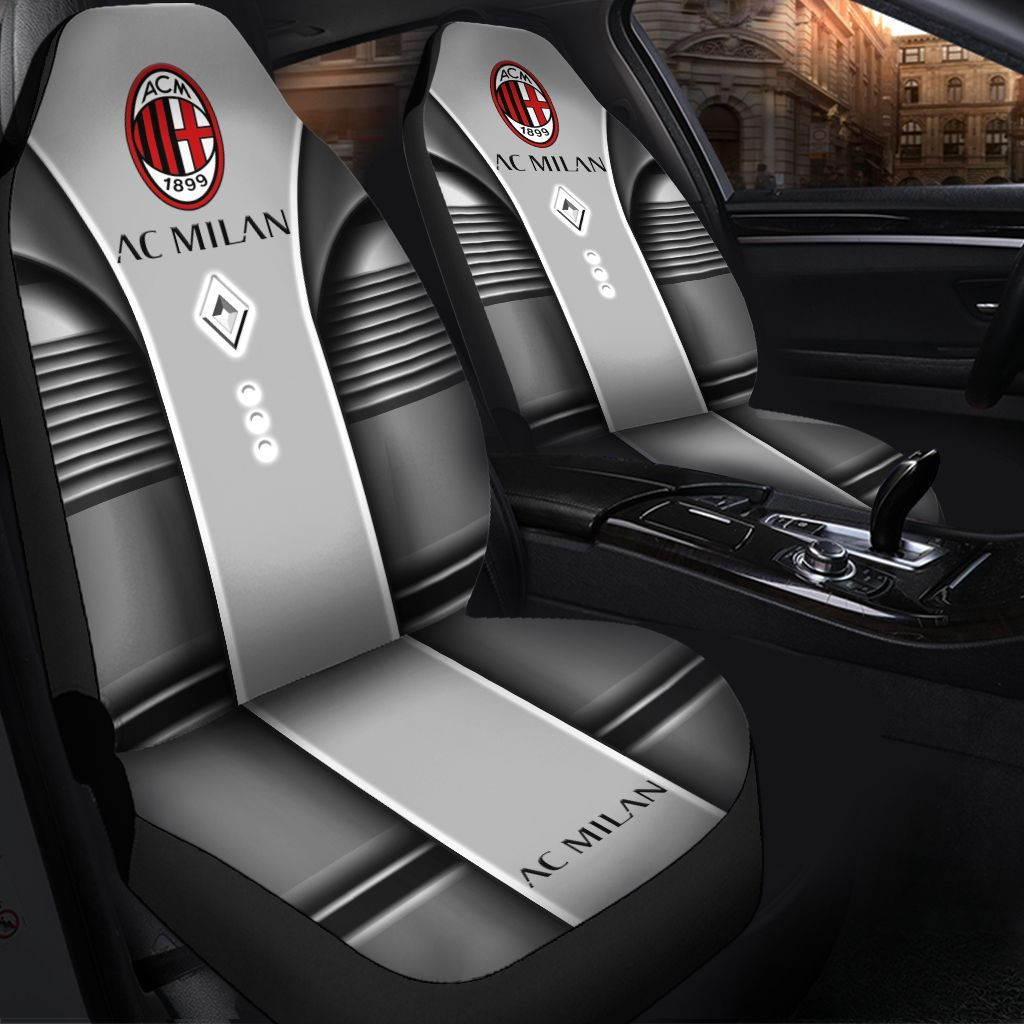 AC Milan LPH-HL Car Seat Cover (Set of 2) Ver 3 (Grey)