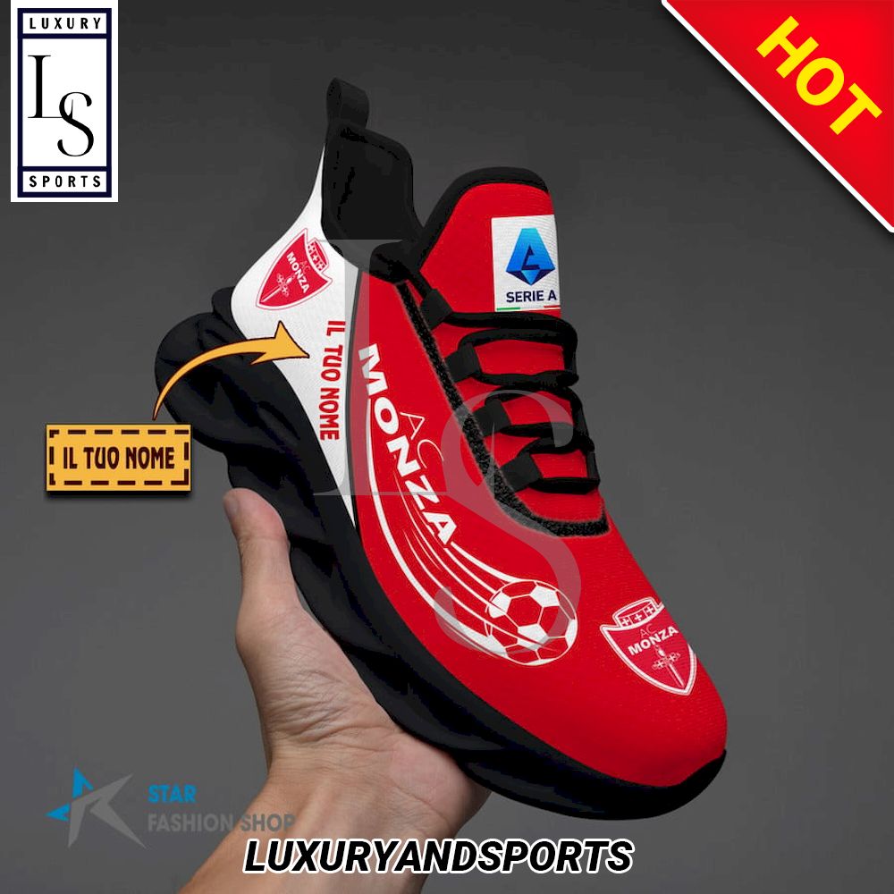 AC Monza Serie A Custom Name Max Soul Shoes - Famjoys AC Monza Serie A Custom Name Max Soul Shoes - Famjoys