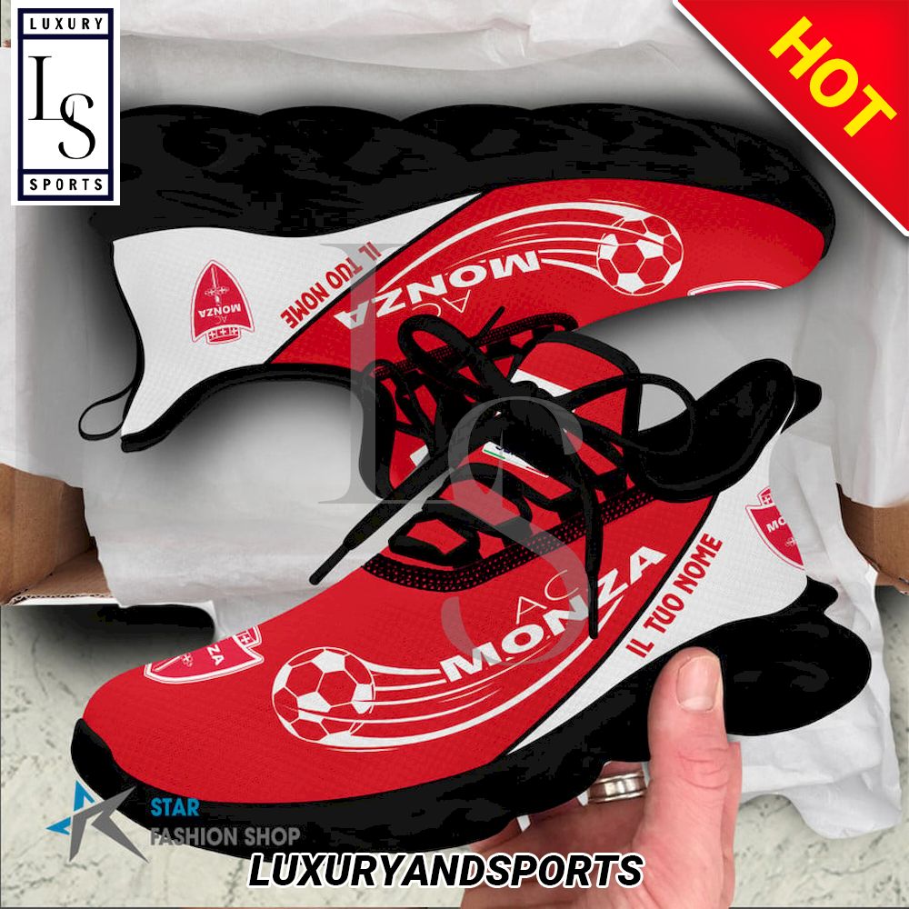 AC Monza Serie A Custom Name Max Soul Shoes - Famjoys AC Monza Serie A Custom Name Max Soul Shoes - Famjoys