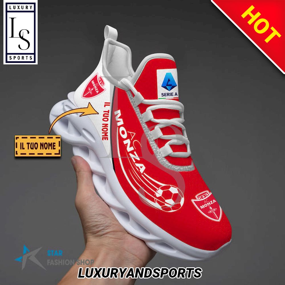 AC Monza Serie A Custom Name Max Soul Shoes - Famjoys AC Monza Serie A Custom Name Max Soul Shoes - Famjoys