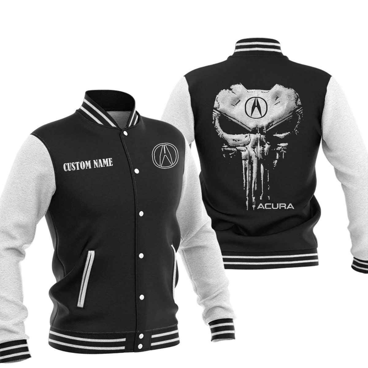 Acura Baseball Jacket, Multicolor 