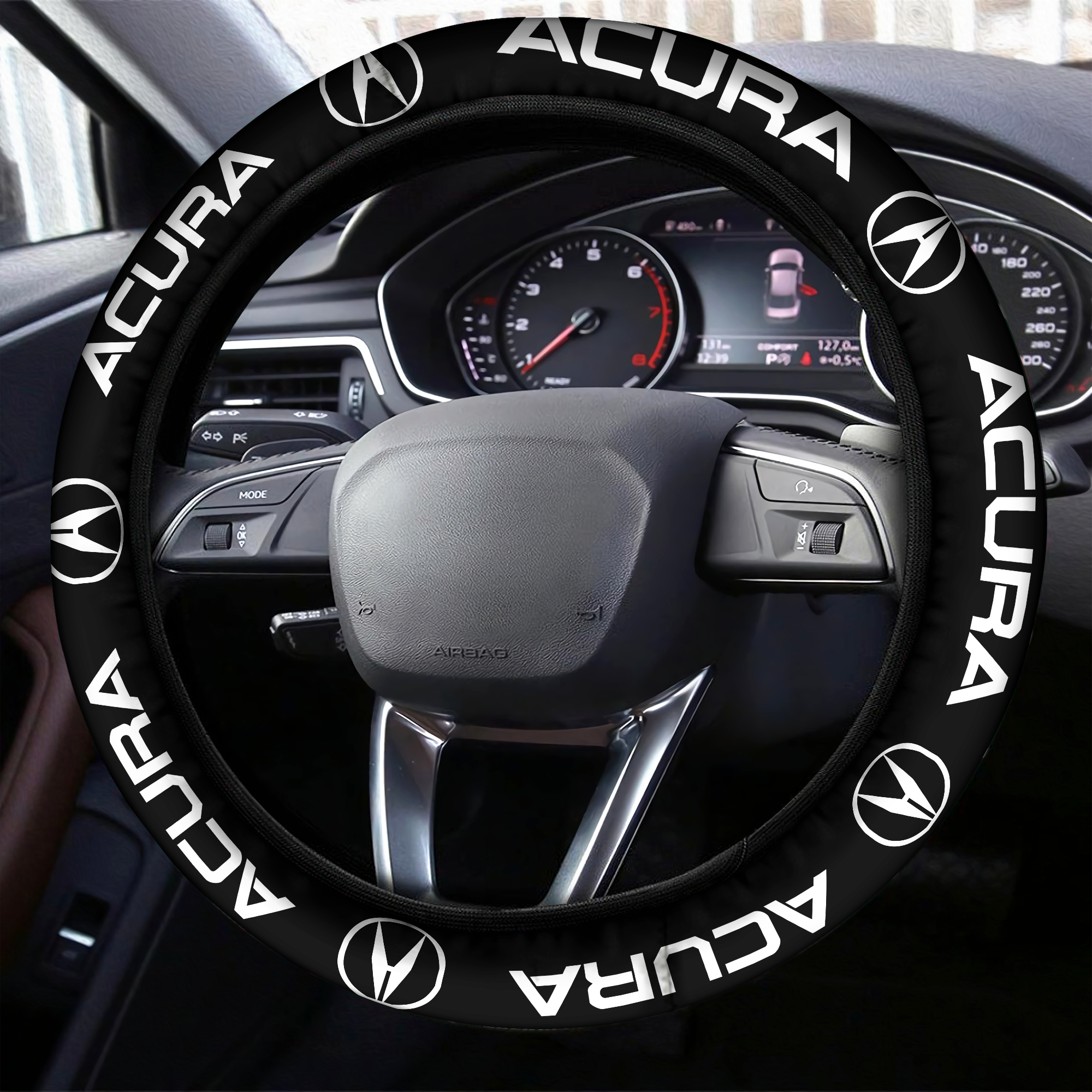 Acura Steering Wheel Cover black - Famjoys Acura Steering Wheel Cover black - Famjoys