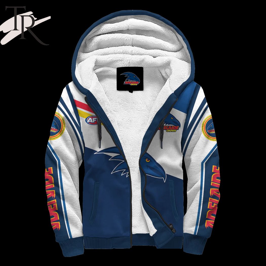 AFL Adelaide Crows FC Fleece Hoodie - Famjoys AFL Adelaide Crows FC Fleece Hoodie - Famjoys
