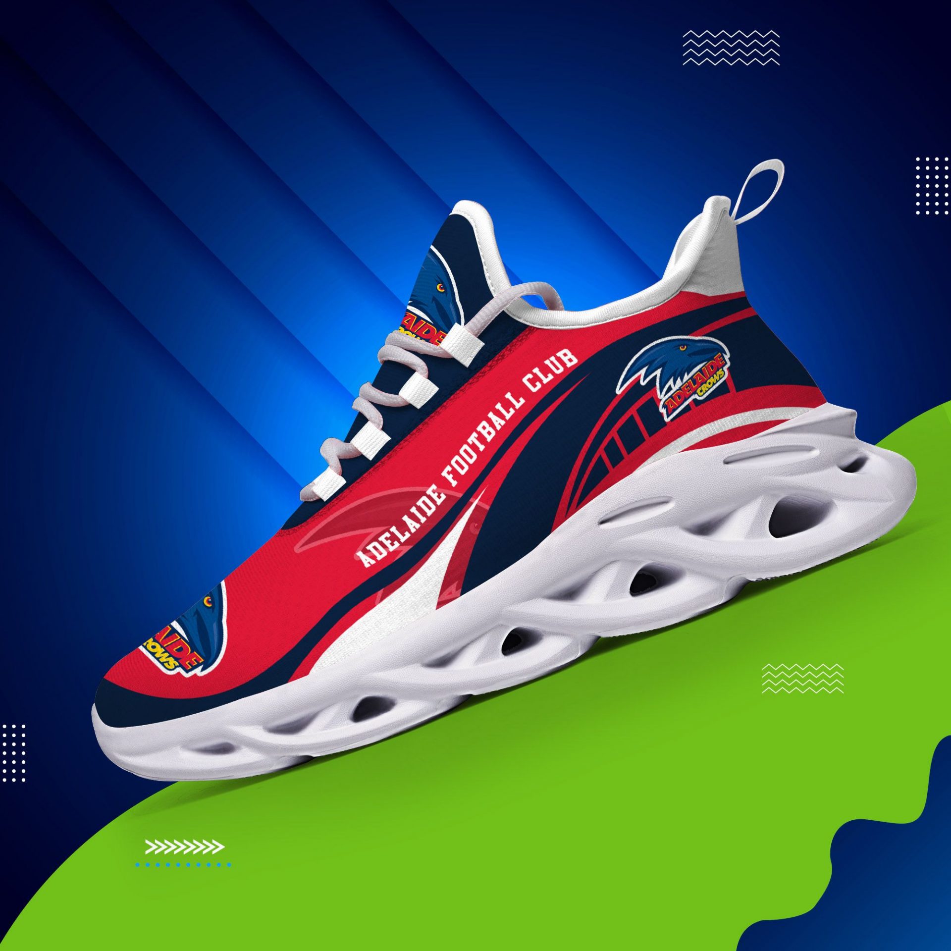 AFL Adelaide Crows Max Soul Shoes - Famjoys AFL Adelaide Crows Max Soul Shoes - Famjoys