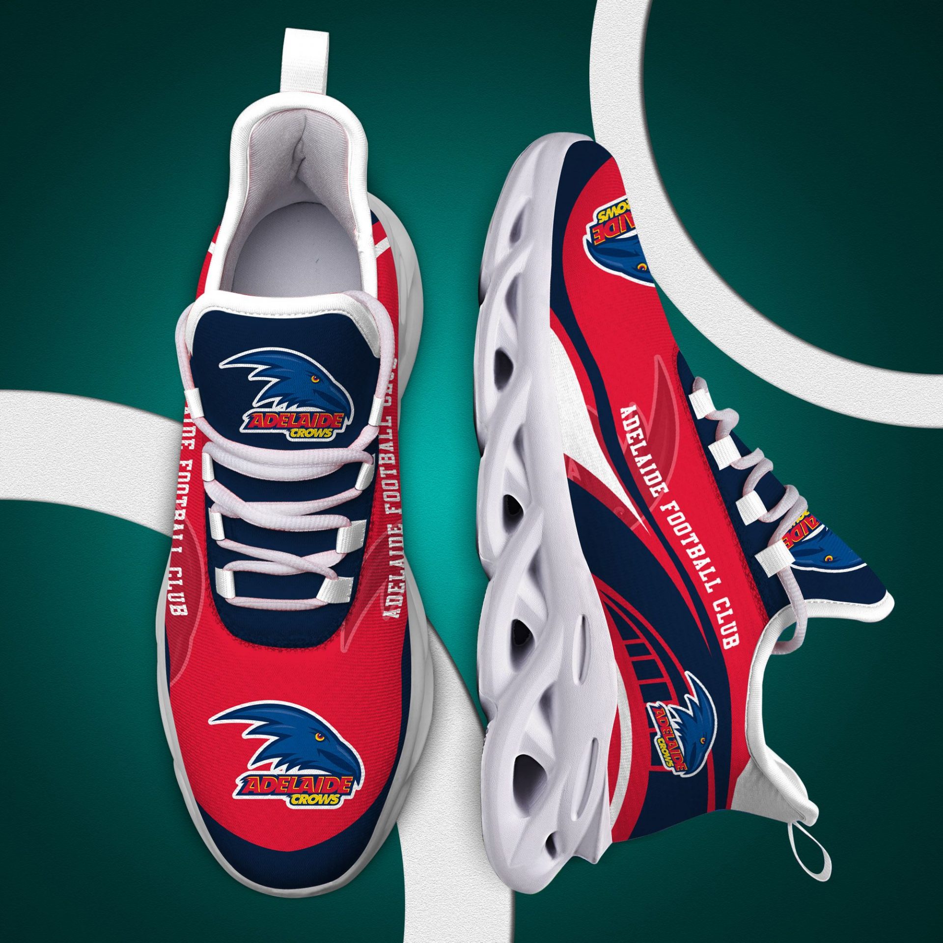 AFL Adelaide Crows Max Soul Shoes - Famjoys AFL Adelaide Crows Max Soul Shoes - Famjoys