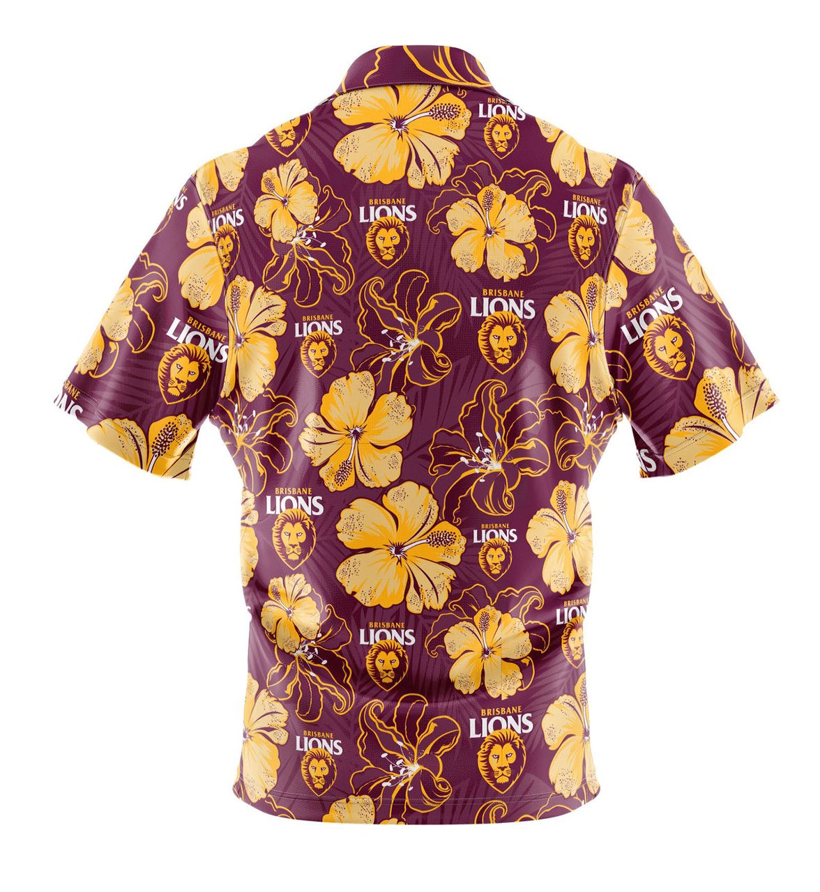 AFL Brisbane Lions Hawaiian Shirt V3 - Famjoys AFL Brisbane Lions Hawaiian Shirt V3 - Famjoys