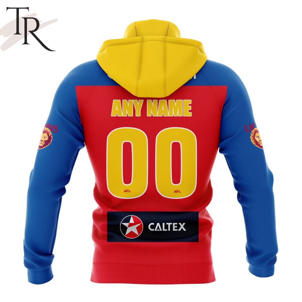 AFL Brisbane Lions Personalized 2024 Fitzroy Hoodie - Famjoys AFL Brisbane Lions Personalized 2024 Fitzroy Hoodie - Famjoys