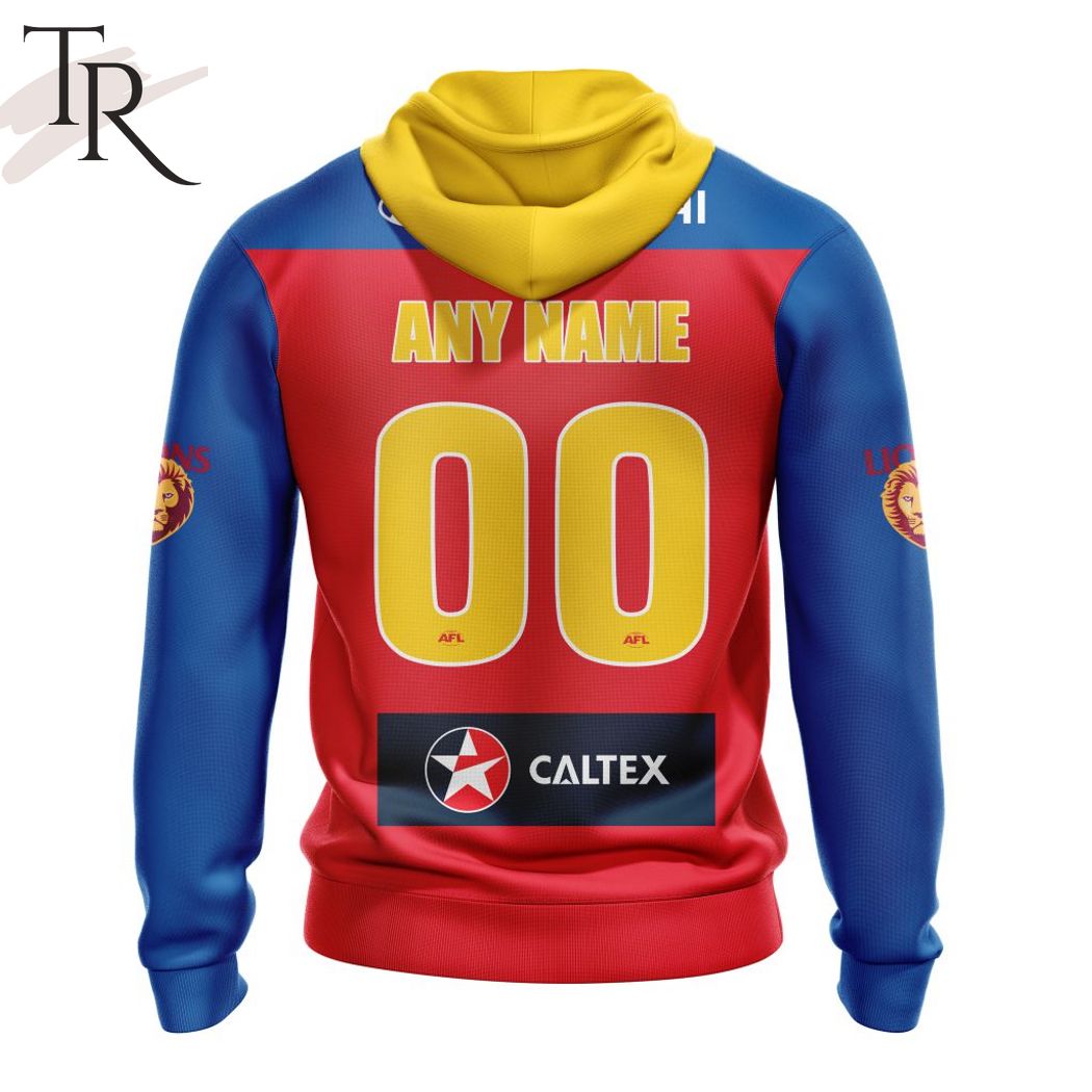 AFL Brisbane Lions Personalized 2024 Fitzroy Hoodie - Famjoys AFL Brisbane Lions Personalized 2024 Fitzroy Hoodie - Famjoys