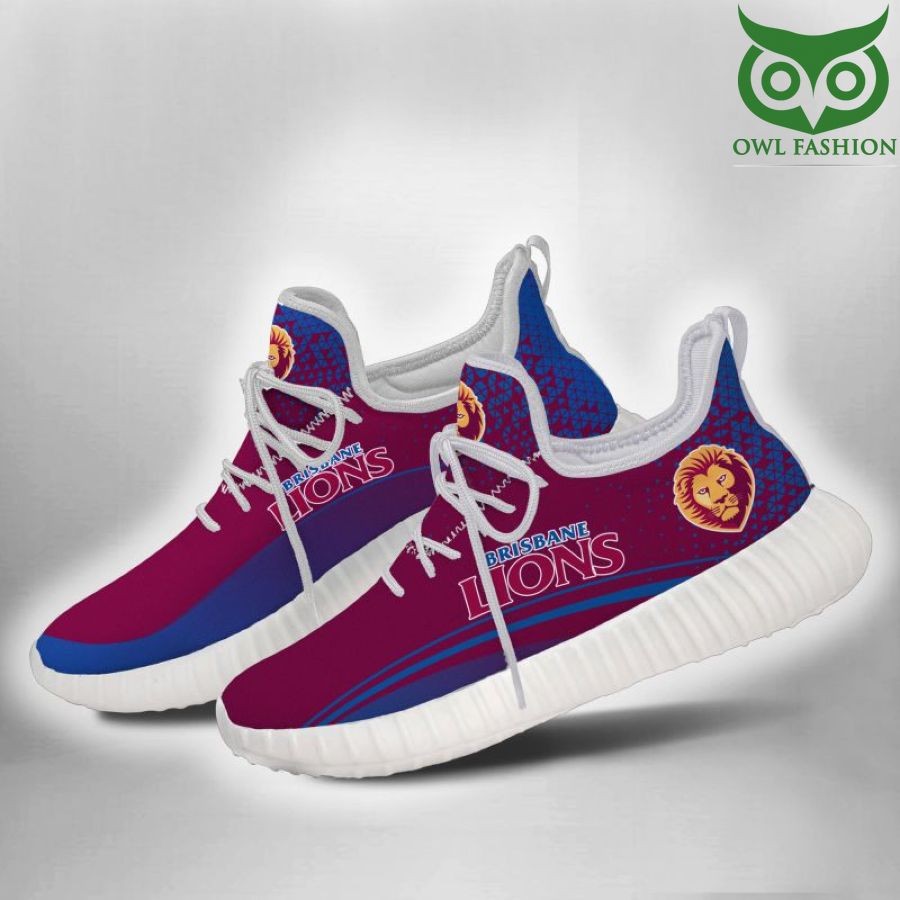 AFL Brisbane Lions Reze Sneakers - Famjoys AFL Brisbane Lions Reze Sneakers - Famjoys